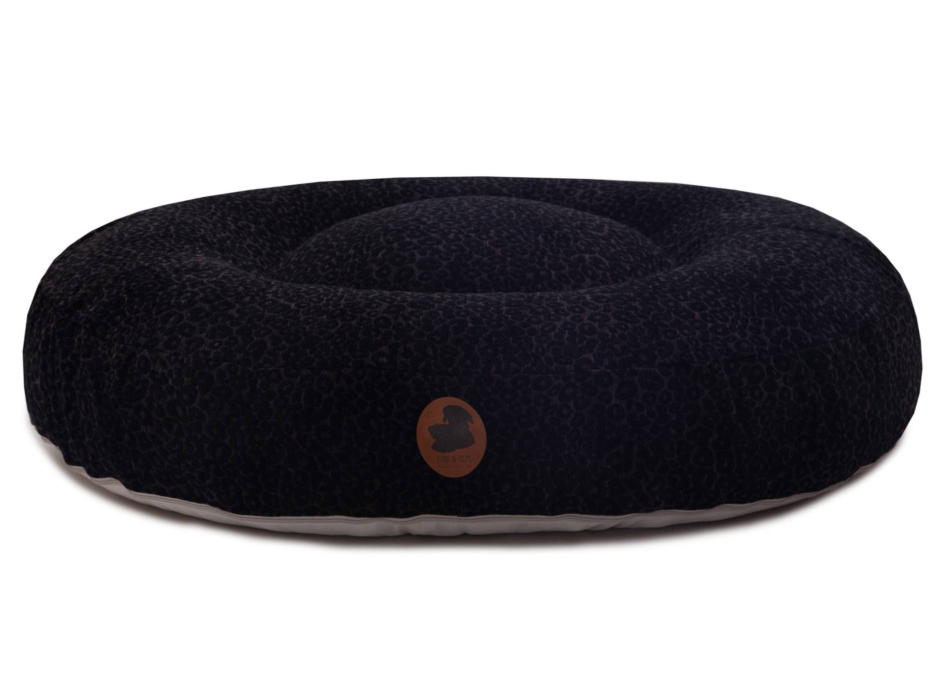 Wechselbezug Leo Black / Oval / M (100x80cm) von EMMY&PEPE