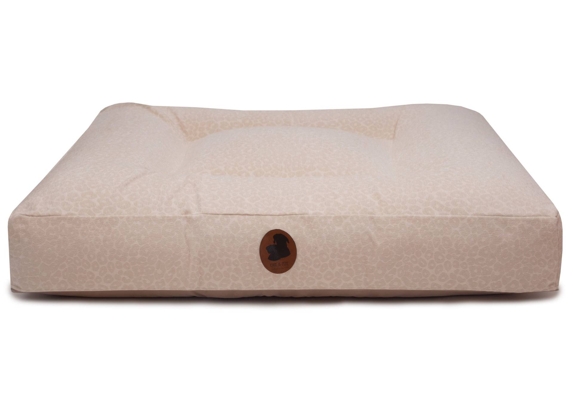 Wechselbezug Leo Creme / Eckig / M (100x80cm) von EMMY&PEPE