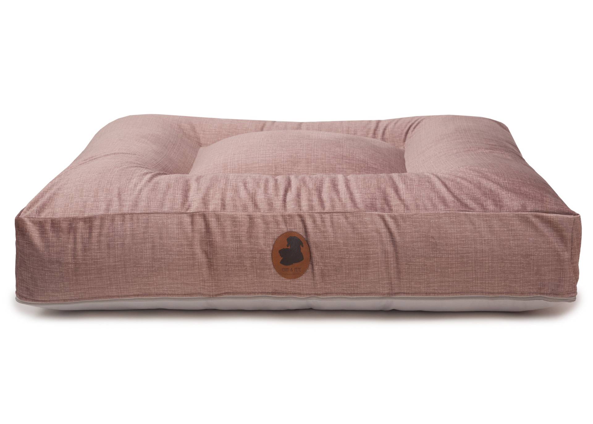 Wechselbezug Pets Friendly 2.0 Altrosa / Eckig / M (100x80cm) von EMMY&PEPE