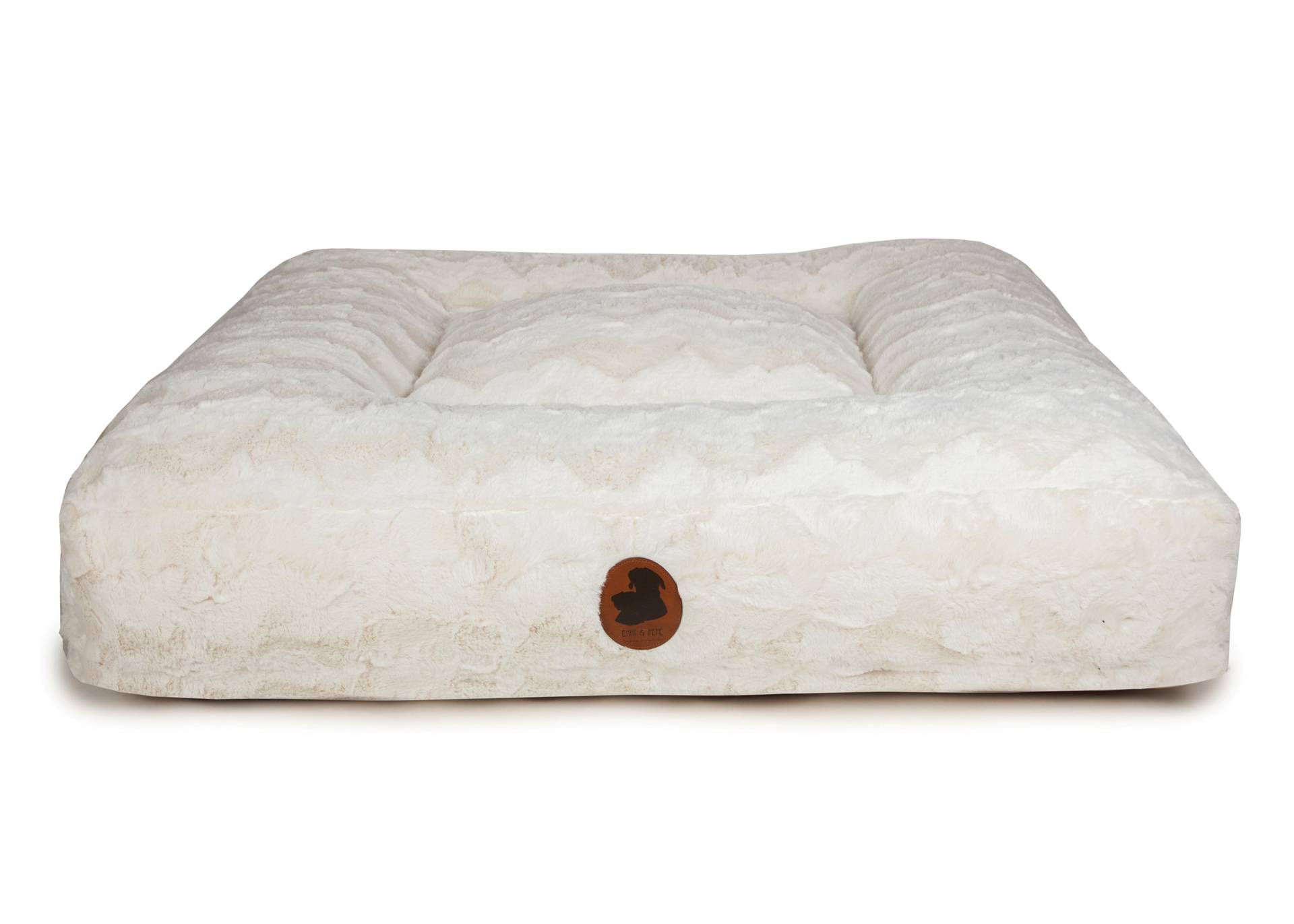 Wechselbezug Wild Wave Creme / Eckig / M (100x80cm) von EMMY&PEPE