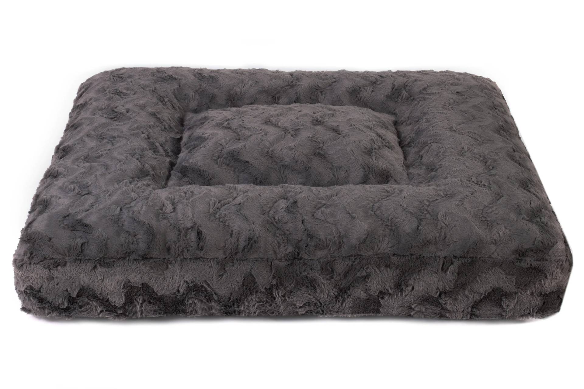 Wechselbezug Wild Wave Dark Grey / Eckig / L (120x100cm) von EMMY&PEPE