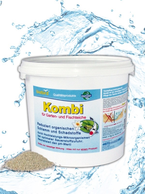 Weitz-Wasserwelt KOMBI Schlammkiller für Garten & Schwimmteiche 5 kg für 100.000 l