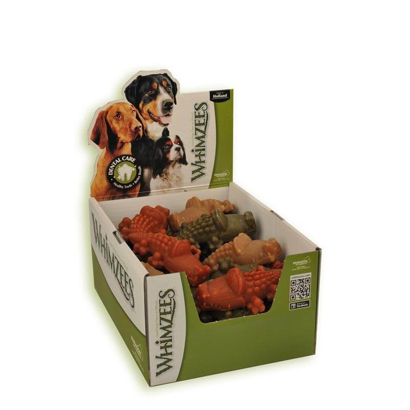 Whimzees Hundesnacks  DisplayKrokodile L 30Stk. - 30 Stk.