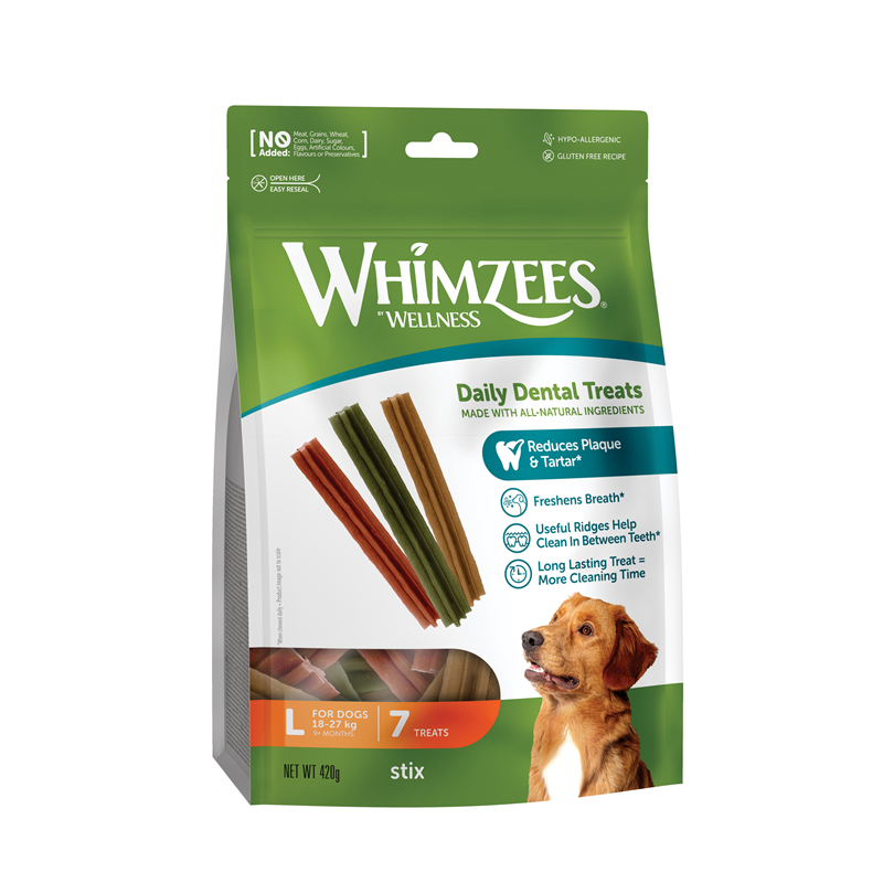 Whimzees Stix L 360g 6 Stk