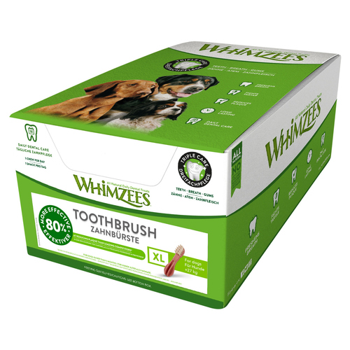 Whimzees Zahnbürste XL - 18 Stück