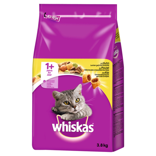 Whiskas Adult 1+ mit Huhn 3,8 kg Whiskas Adult 1+ mit Huhn 3,8 kg