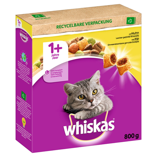 Whiskas Adult 1+ mit Huhn 800 g