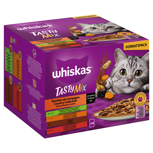 Whiskas Multipack Tasty Mix Country Collection in Sauce 24 x 85 g - 2 Stück