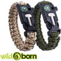 Wildborn Armband Wildnis 5 in 1 Multifunktionsarmband von Wildborn