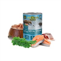 Wildborn Crystal Stream mit Lachs & Forelle 6x400g getreidefreies Hundefutter aus Deutschland für alle Hunde von Wildborn