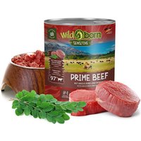 Wildborn Hundefutter Prime Beef Nassfutter mit Angus Rindfleisch 6x800g getreidefreies Hundefutter für alle Hunde von Wildborn