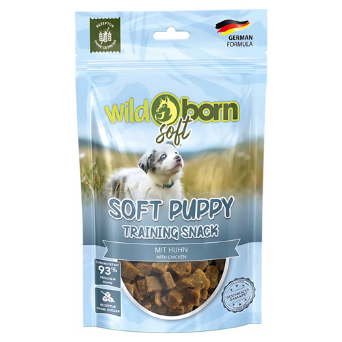 Wildborn Soft Puppy Training Snack mit Huhn 100 g