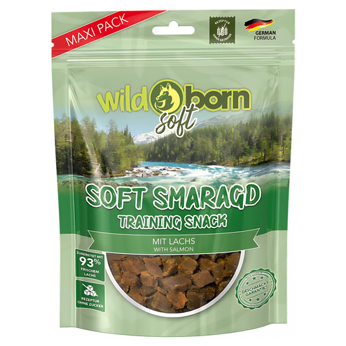Wildborn Soft Smaragd Training Snack mit Lachs 350 g