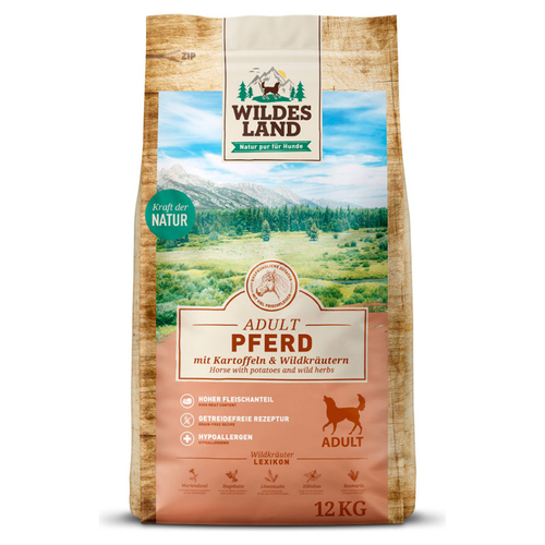 Wildes Land Adult Pferd mit Kartoffeln und Wildkräutern 12 kg
