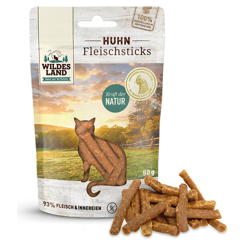 Wildes Land Fleischsticks Huhn 50 g