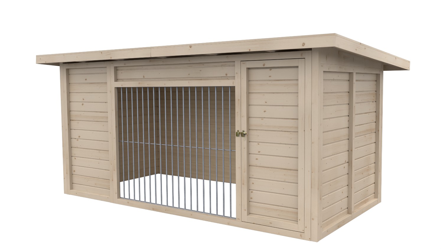 Winterberg-Luxus Holzzwinger mit Pultdach 2 x 4 m | naturbelassen | Rohrstab Ab... Winterberg-Luxus Holzzwinger mit Pultdach 2 x 4 m | naturbelassen | Rohrstab Ab...