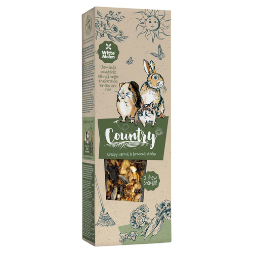 Witte Molen Country Knabbersticks Karotte & Brokkoli 110 g