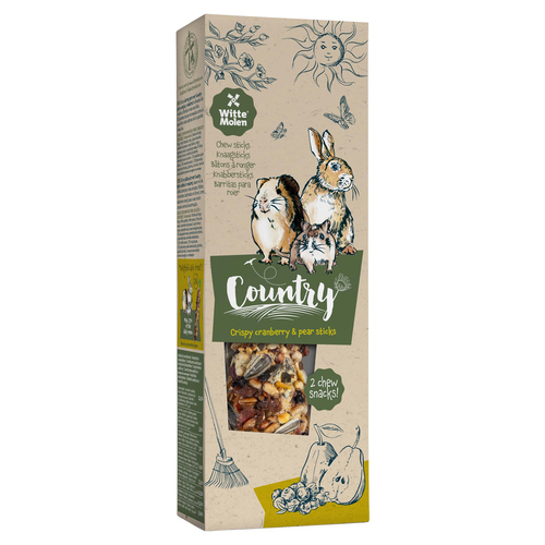 Witte Molen Country Knabbersticks Moorbeere & Birne 110 g