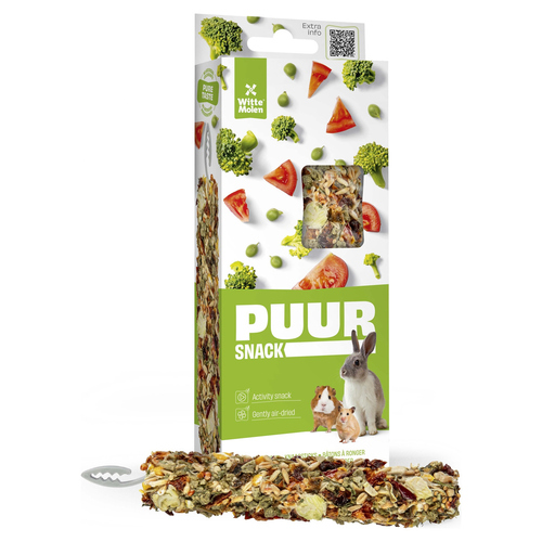 Witte Molen Puur Knabbersticks Erbse & Tomate 90 g