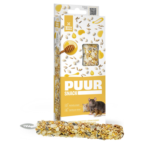 Witte Molen Puur Knabbersticks Reis & Honig 100 g