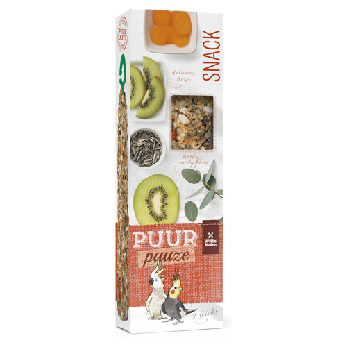 Witte Molen Puur pauze Sticks Kakadu Kiwi & Eukalyptus 140 g