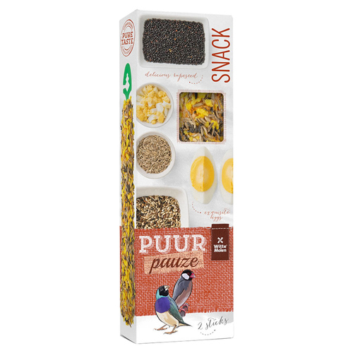 Witte Molen Puur pauze Sticks Tropenvogel Wildsamen 60 g