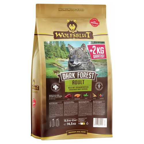 Wolfsblut Dark Forest 12,5 kg + 2 kg gratis
