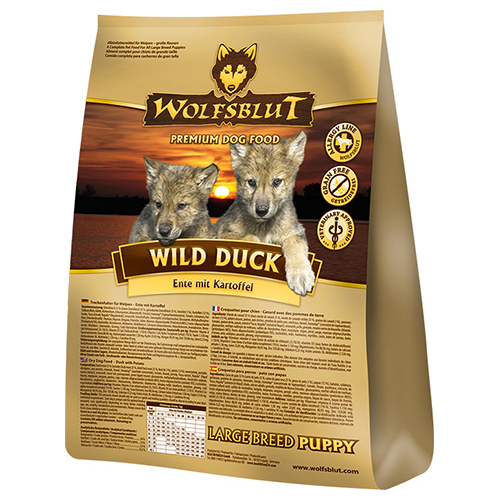 Wolfsblut Wild Duck Puppy Large 2 kg