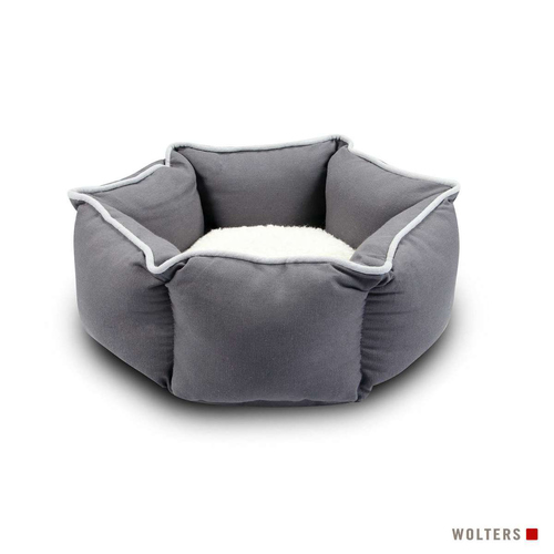 Wolters Eco-Well Katzen- & Hundebett grau/hellgrau, Größe: S