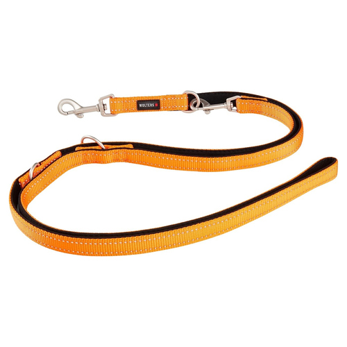 Wolters Führleine Soft & Safe reflektierend orange/schwarz, Größe: XL