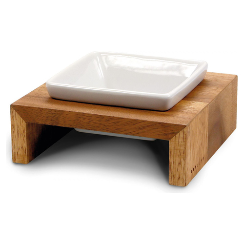 Wolters Futterstation Meshidai Einzelnapf True teak