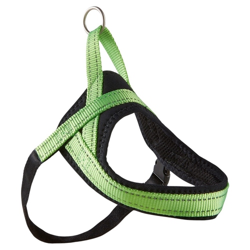 Wolters Geschirr Soft & Safe reflektierend lime/schwarz, Größe: 3