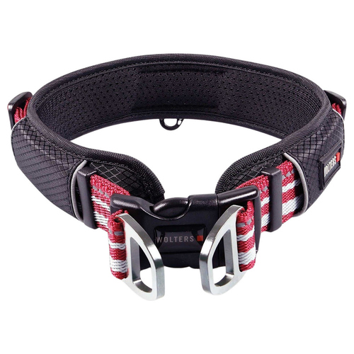 Wolters Halsband Active Pro rot/schwarz, Größe: 3