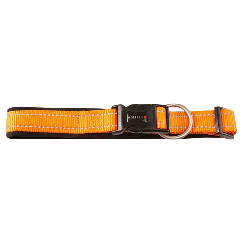 Wolters Halsband Soft & Safe reflektierend orange/schwarz