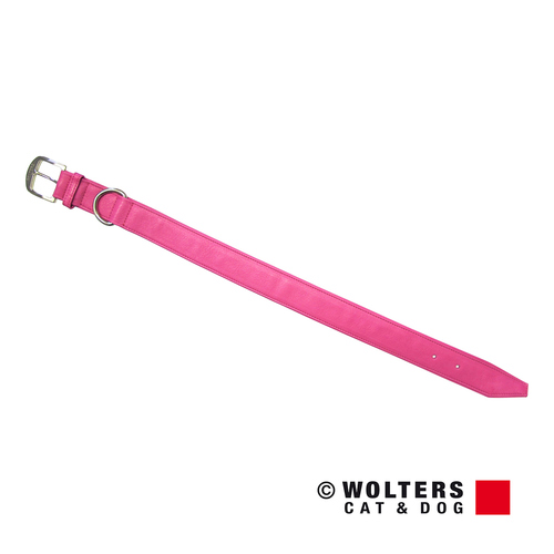 Wolters Halsband Terravita flach himbeer, Länge: 50 cm, Breite: 30 mm
