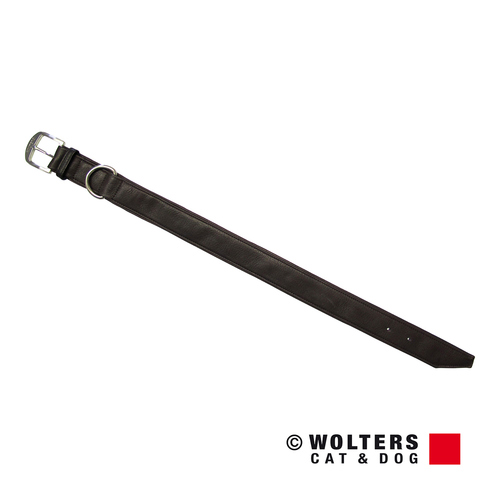 Wolters Halsband Terravita flach kastanie, Länge: 55 cm, Breite: 40 mm