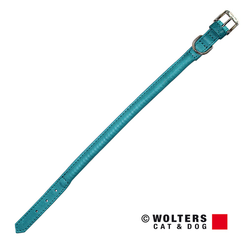 Wolters Halsband Terravita rund petrol, Länge: 55 cm, Durchmesser: 12 mm