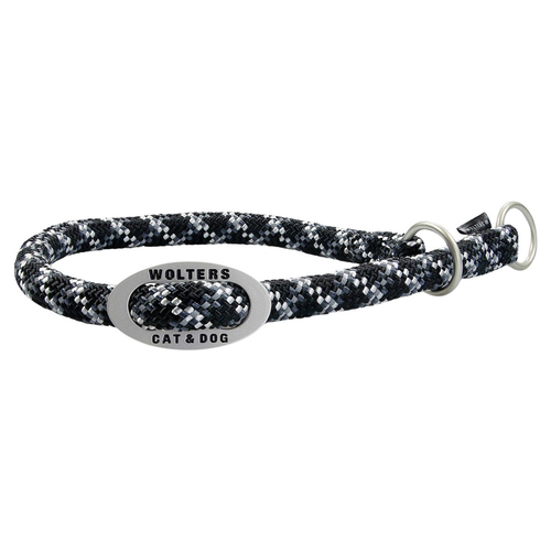 Wolters Schlupfhalsband Everest reflektierend schwarz/graphit, Länge: 40 cm
