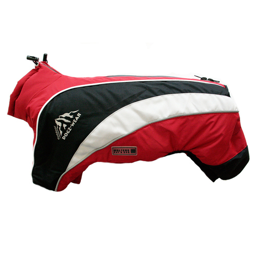Wolters Skianzug Dogz Wear rot/schwarz, Rückenlänge: 80 cm / Halsumfang: 75 cm