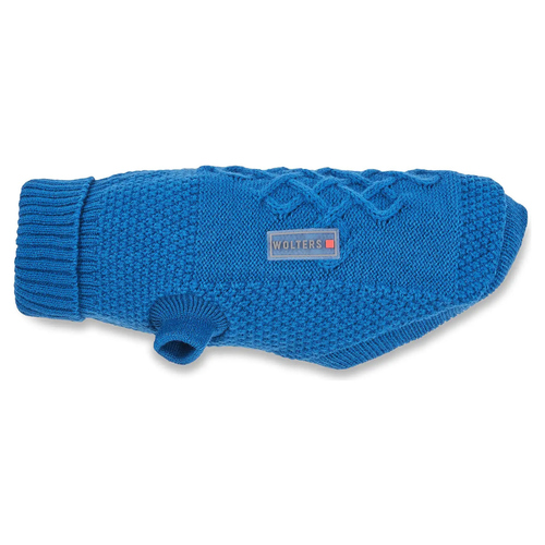 Wolters Strickpullover Tristan royalblau, Rückenlänge: 20 cm