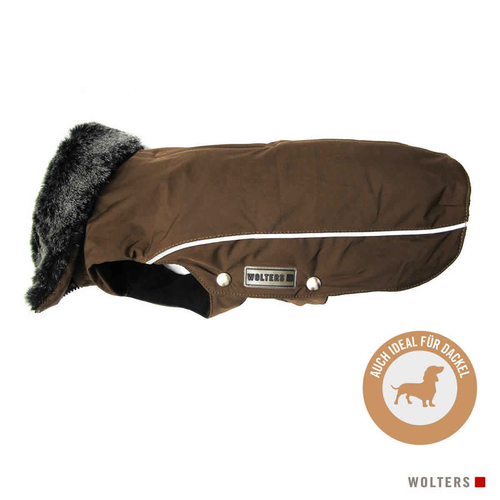 Wolters Winterjacke Amundsen für Dackel kastanie, Rückenlänge: 44 cm