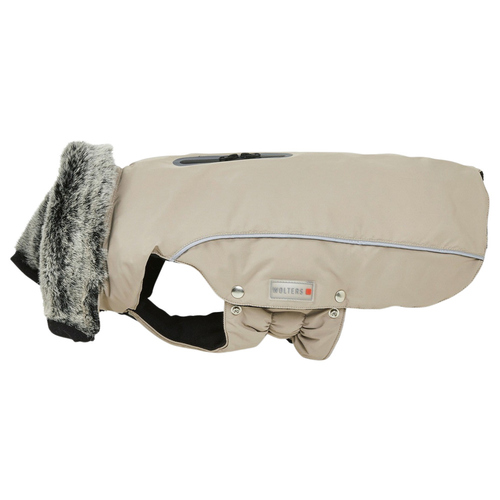 Wolters Winterjacke Amundsen für Dackel taupe, Rückenlänge: 44 cm