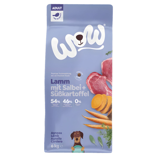 Wow Dog Adult Lamm 6 kg