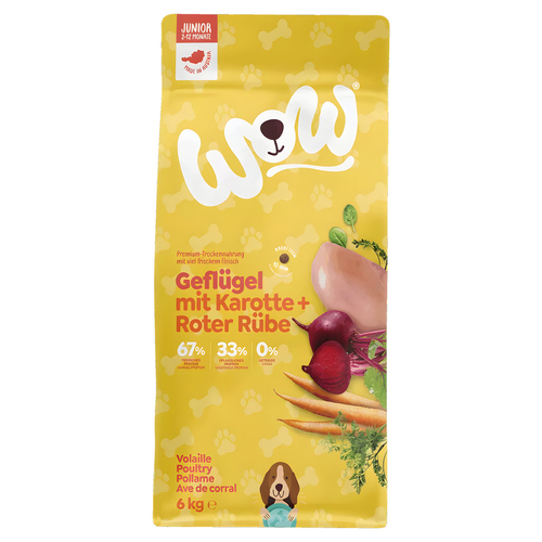 Wow Dog Junior Geflügel 12 kg