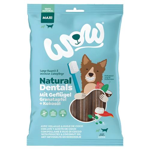 Wow Dog Snack Natural Dentals Geflügel Maxi 275 g Wow Dog Snack Natural Dentals Geflügel Maxi 275 g