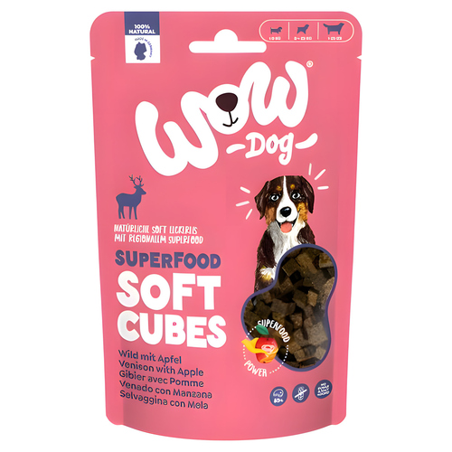 Wow Dog Superfood Soft Cubes Wild 150 g