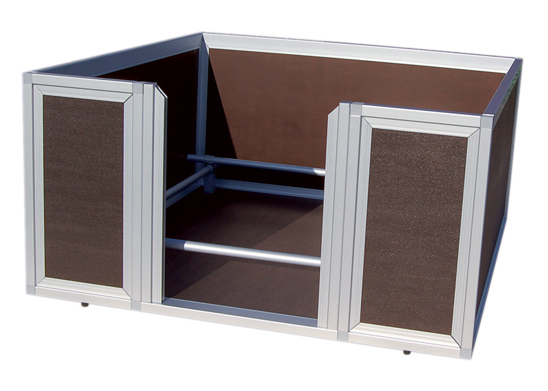 Wurfkiste beschichtet V2 - 120 x 140 x H 60 cm