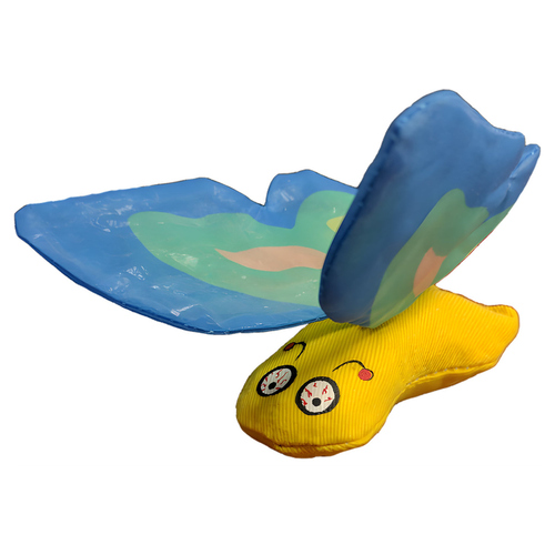 Yeowww! Katzenspielzeug Schmetterling blau