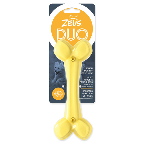 Zeus Duo Knochen mit Kokosduft gelb Zeus Duo Knochen mit Kokosduft gelb