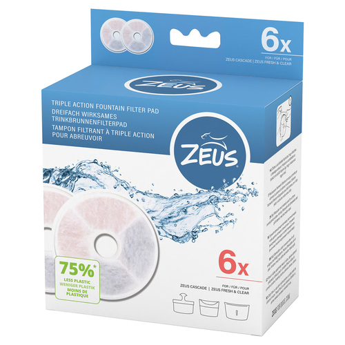 Zeus Triple Action Filter rahmenlos, 6er Pack Zeus Triple Action Filter rahmenlos, 6er Pack